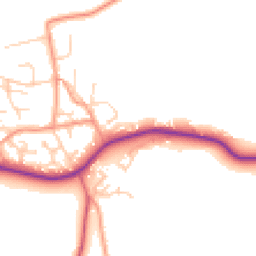 Daytime road noise heatmap for SO41 0ZE