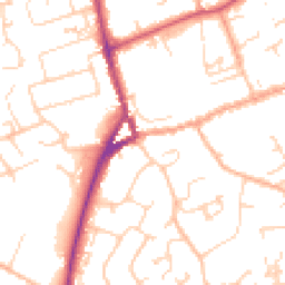 Daytime road noise heatmap for SO41 3NH