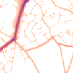 Daytime road noise heatmap for SO41 3PA