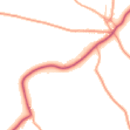 Daytime road noise heatmap for SO41 5RE