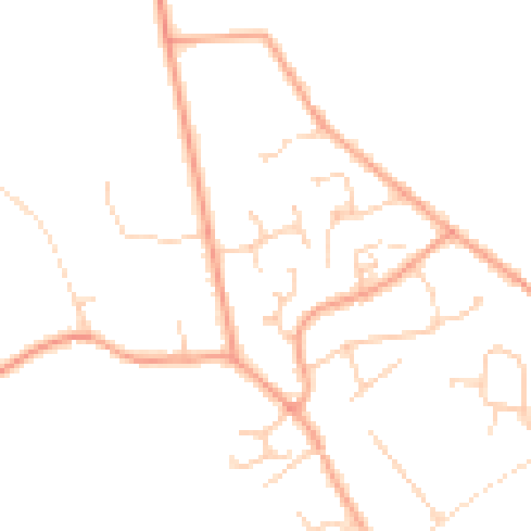 Daytime road noise heatmap for SO41 6DX