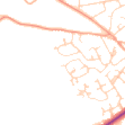 Daytime road noise heatmap for SO41 8AP