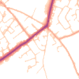 Daytime road noise heatmap for SO41 8ES