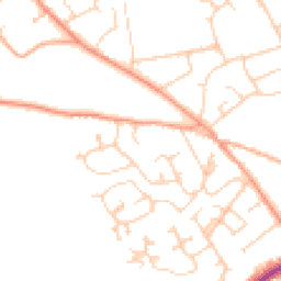 Daytime road noise heatmap for SO41 8GF