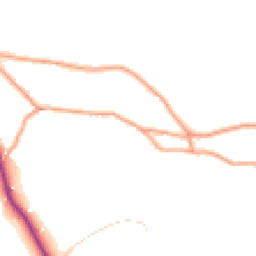Daytime road noise heatmap for SO41 8PP