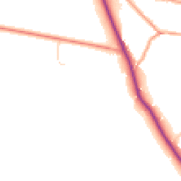 Daytime road noise heatmap for SO41 8PS