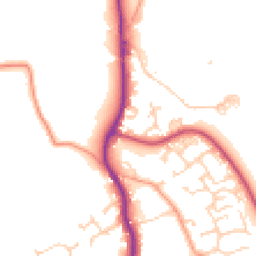 Daytime road noise heatmap for SO41 8QJ
