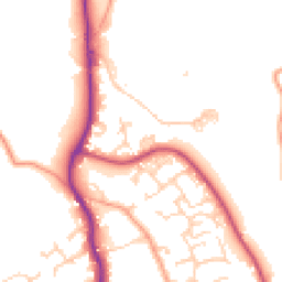 Daytime road noise heatmap for SO41 8YG