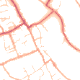 Daytime road noise heatmap for SO41 9AY
