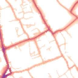 Daytime road noise heatmap for SO41 9BA