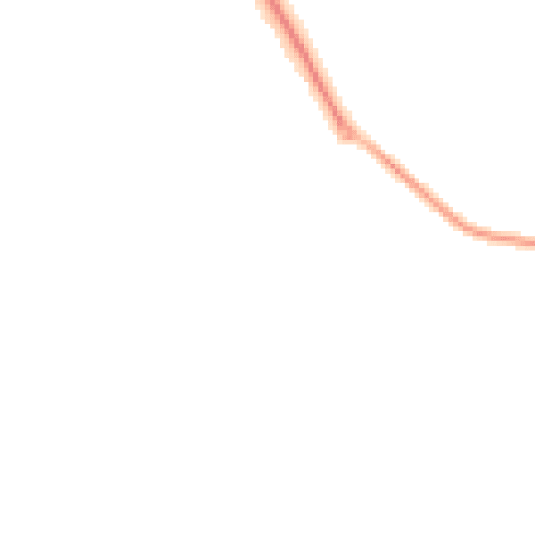 Night-time road noise heatmap for SO45 2GX
