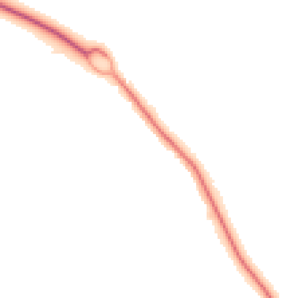 Night-time road noise heatmap for SO45 2PY