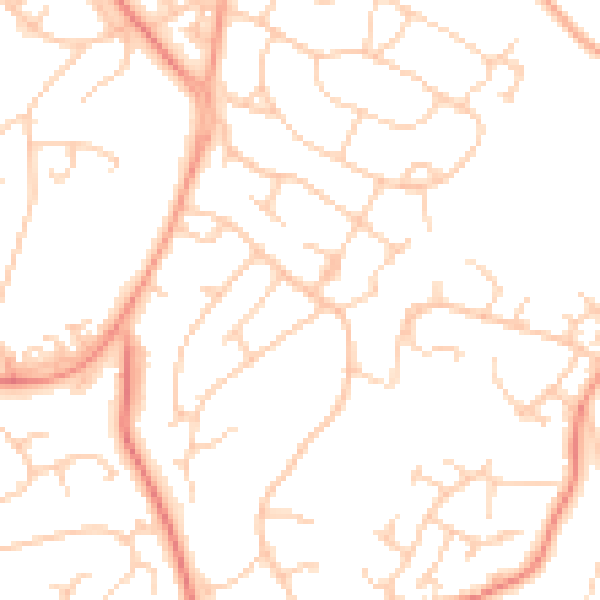 Daytime road noise heatmap for SO45 3LN
