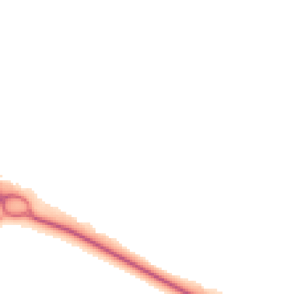 Night-time road noise heatmap for SO45 4HW