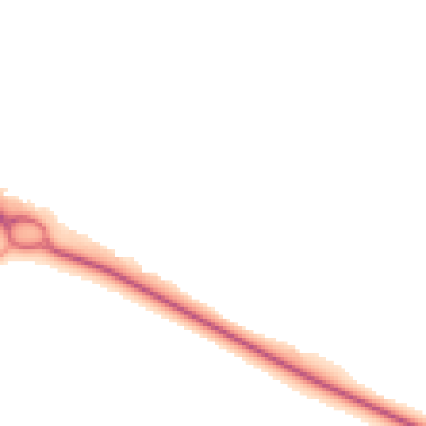 Night-time road noise heatmap for SO45 4JR