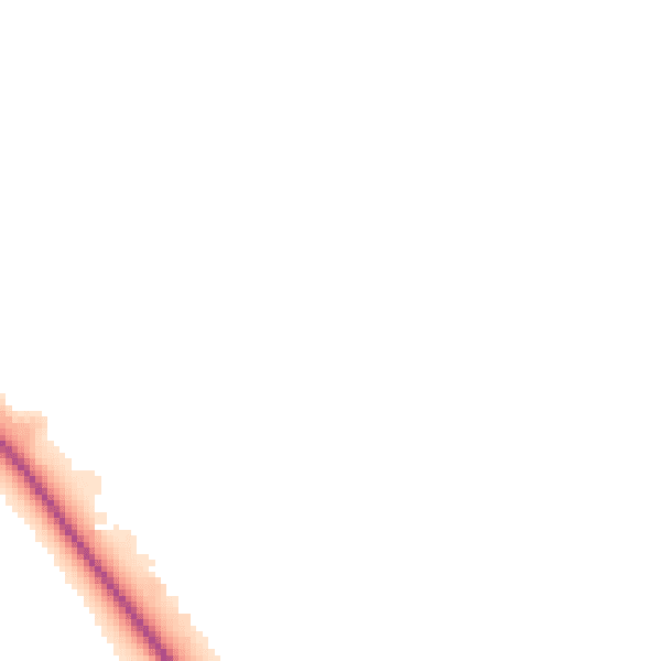 Night-time road noise heatmap for SO45 5TY