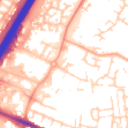 Daytime road noise heatmap for SO50 4BU