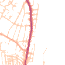Daytime road noise heatmap for SO50 4BW