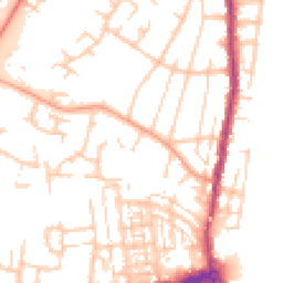 Daytime road noise heatmap for SO50 4FT
