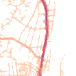 Daytime road noise heatmap for SO50 4GZ
