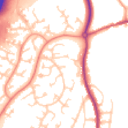 Daytime road noise heatmap for SO50 4QB