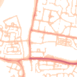 Daytime road noise heatmap for SO50 5DU