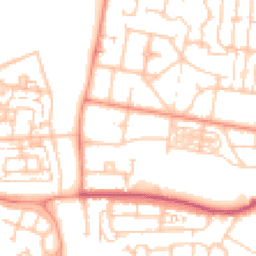 Daytime road noise heatmap for SO50 5DW