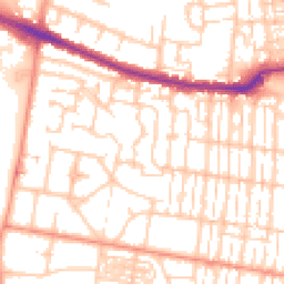 Daytime road noise heatmap for SO50 5SQ