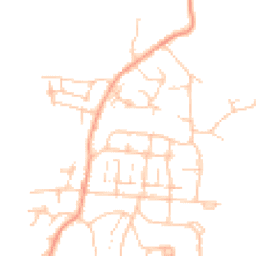 Daytime road noise heatmap for SO50 6EH