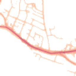 Daytime road noise heatmap for SO50 6PD