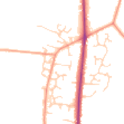 Daytime road noise heatmap for SO50 7DH
