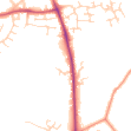 Daytime road noise heatmap for SO50 7EQ
