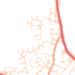 Daytime road noise heatmap for SO50 7GG