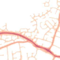 Daytime road noise heatmap for SO50 8PY