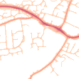 Daytime road noise heatmap for SO50 8RD