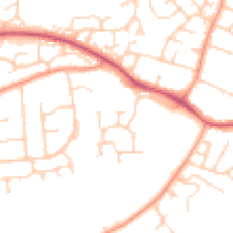 Daytime road noise heatmap for SO50 8RJ