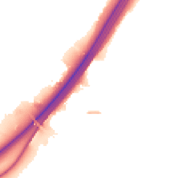 Night-time road noise heatmap for SO50 9LE