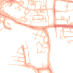 Daytime road noise heatmap for SO50 9RP