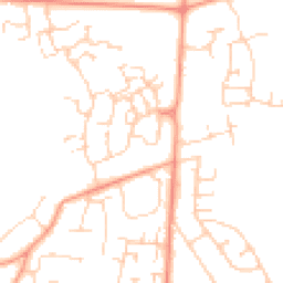 Daytime road noise heatmap for SO51 0BX