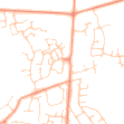Daytime road noise heatmap for SO51 0DA