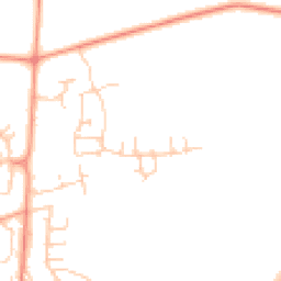 Daytime road noise heatmap for SO51 0DN