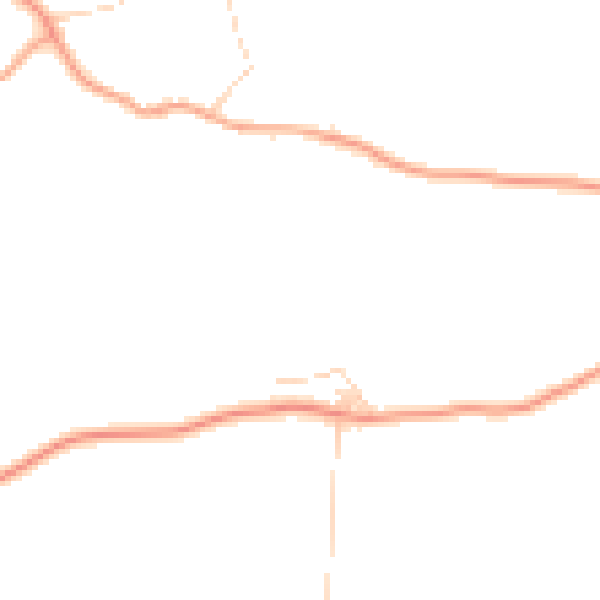 Daytime road noise heatmap for SO51 0EN