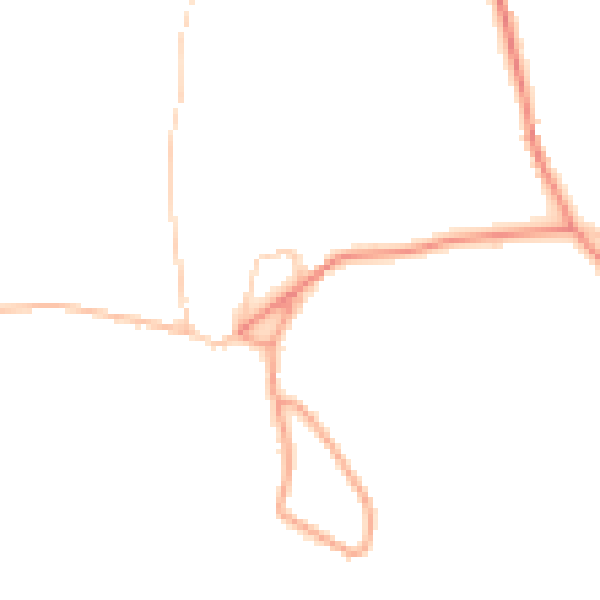 Daytime road noise heatmap for SO51 0JN