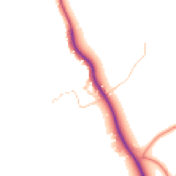 Daytime road noise heatmap for SO51 0NA