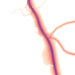 Daytime road noise heatmap for SO51 0NB