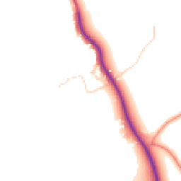 Daytime road noise heatmap for SO51 0NE