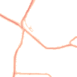 Daytime road noise heatmap for SO51 0SF