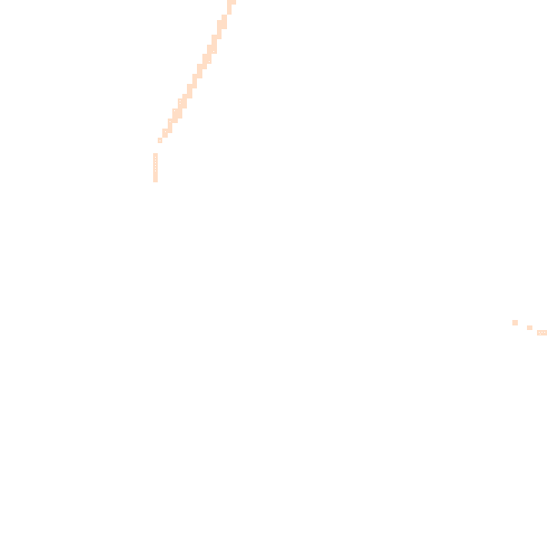 Night-time road noise heatmap for SO51 0SF
