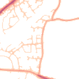Daytime road noise heatmap for SO51 5PR