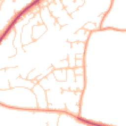 Daytime road noise heatmap for SO51 5QA